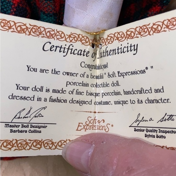 NWT Soft Expressions doll moves her head as “Some Enchanted Evening” plays. - Picture 4 of 13